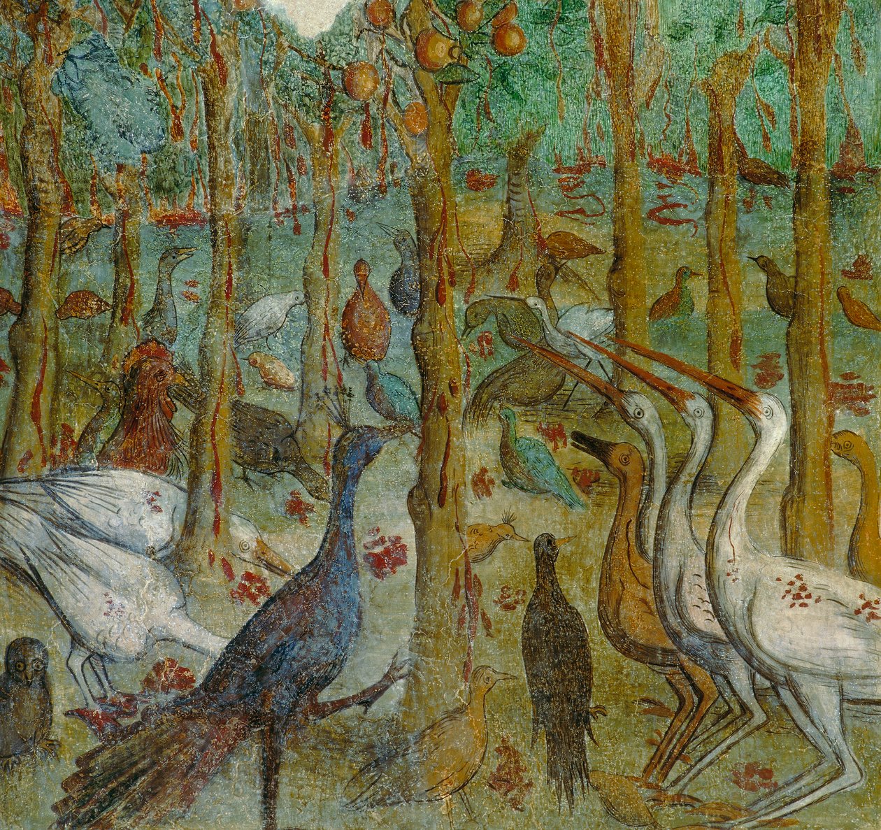 Die Bäume werden Blut schwitzen (Detail der Offenbarung des Johannes) von Italian School
