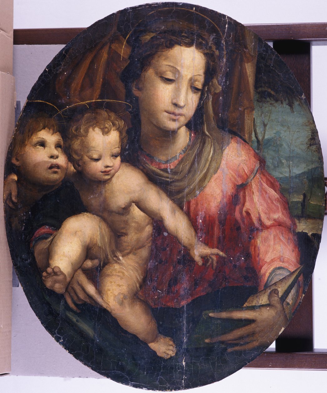 Madonna mit Kind und Johannes dem Täufer von Italian School