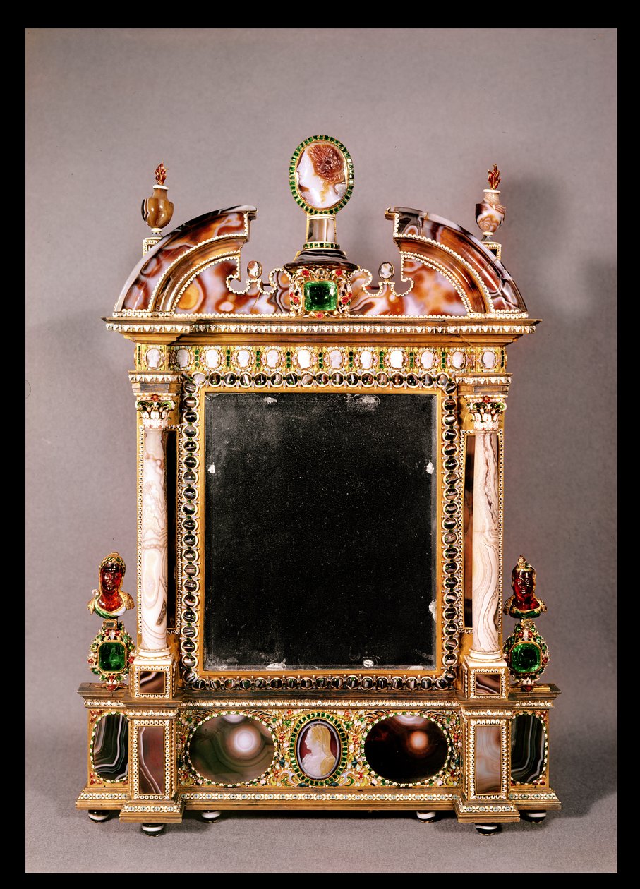 Spiegel von Marie de Medici (1573-1642) von Italian School