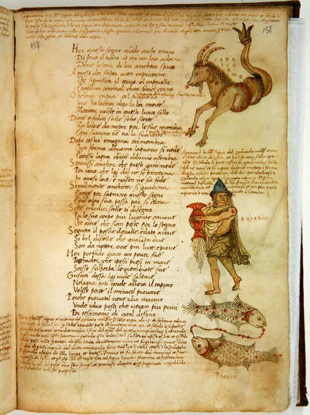 Steinbock, Wassermann und Fische, aus dem 