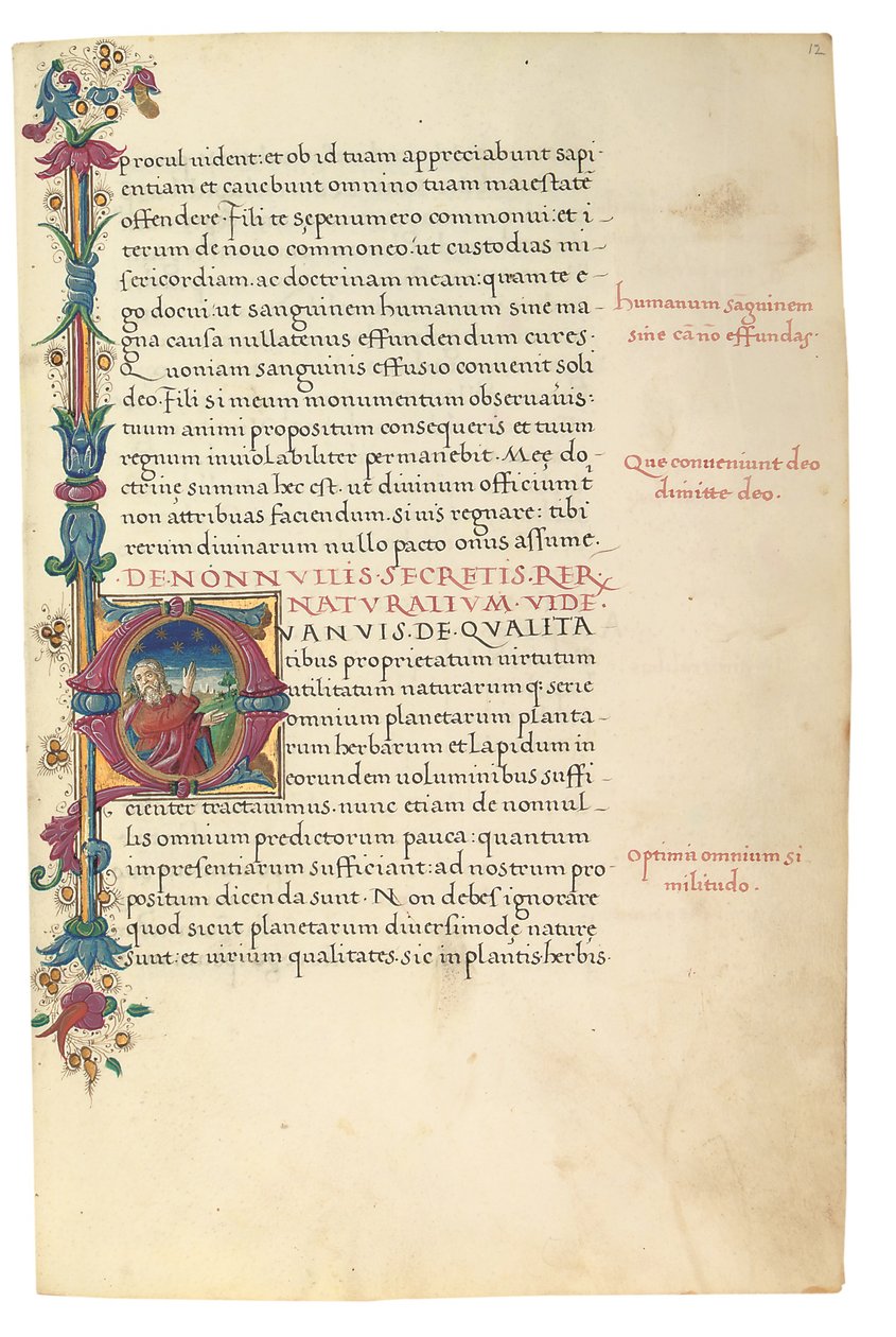 PSEUDO-ARISTOTELES, Secreta secretorum; 