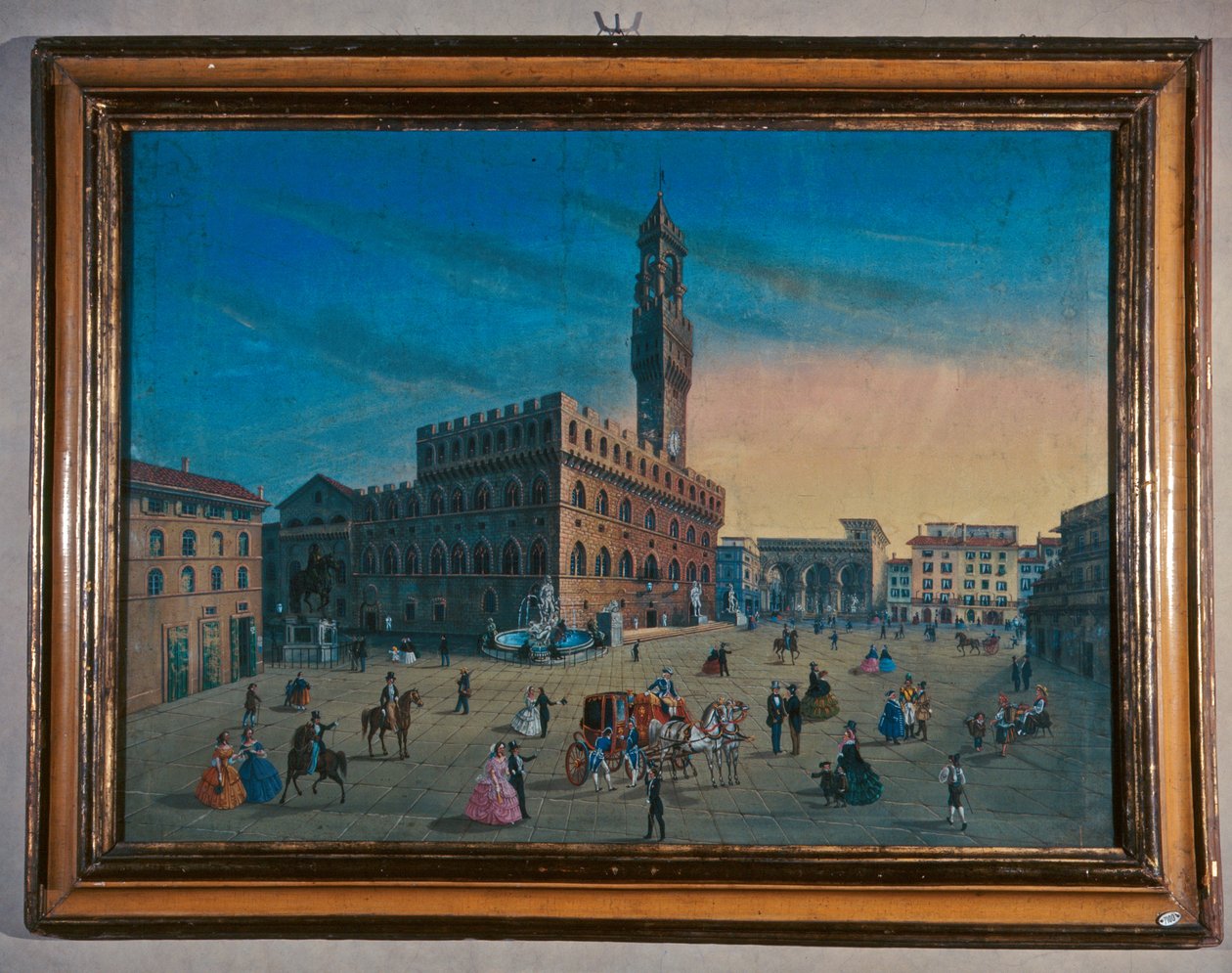 Palazzo Vecchio auf der Piazza della Signoria, Florenz von Italian School