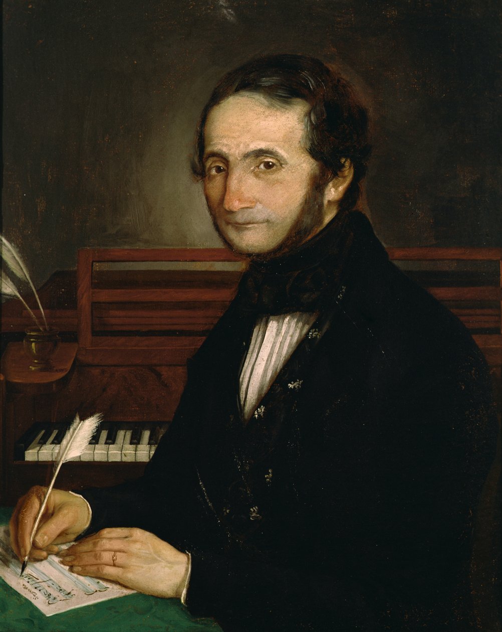 Porträt von Antonio Sarti (1784-1855) von Italian School