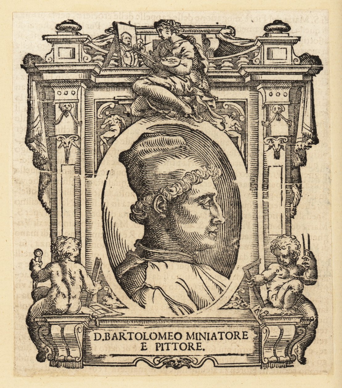 Porträt von Bartolomeo della Gatta von Italian School