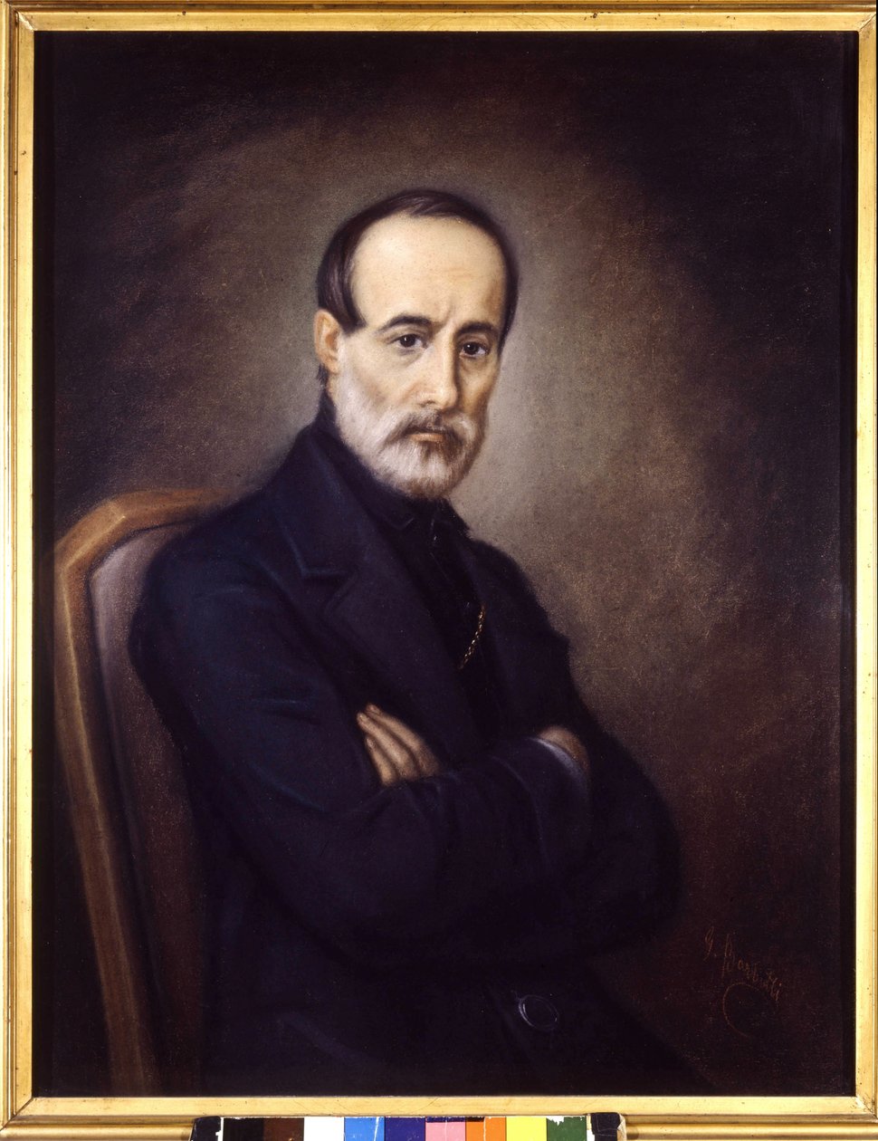 Porträt von Giuseppe Mazzini. 19. Jahrhundert. Museo del Risorgimento, Mailand von Italian School