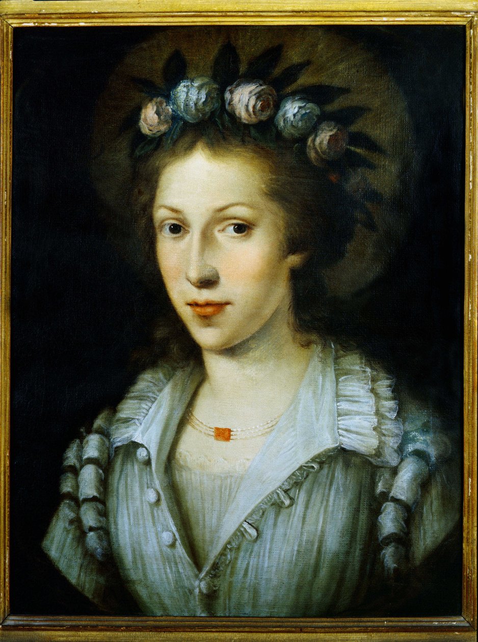 Porträt der Heiligen Maria Magdalena von Pazzi von Italian School