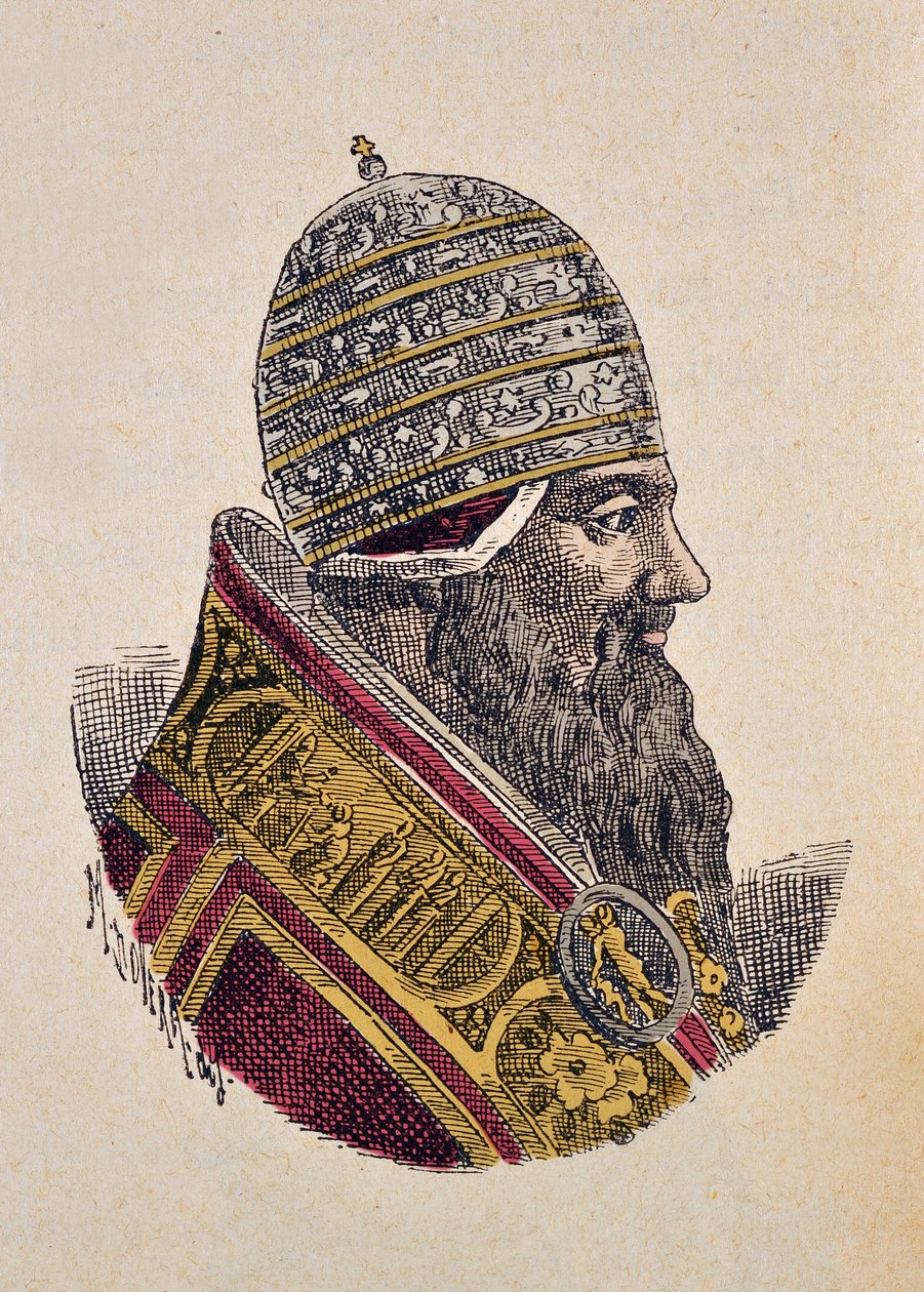 Porträt von Papst Julius III (1550-1555) von Italian School