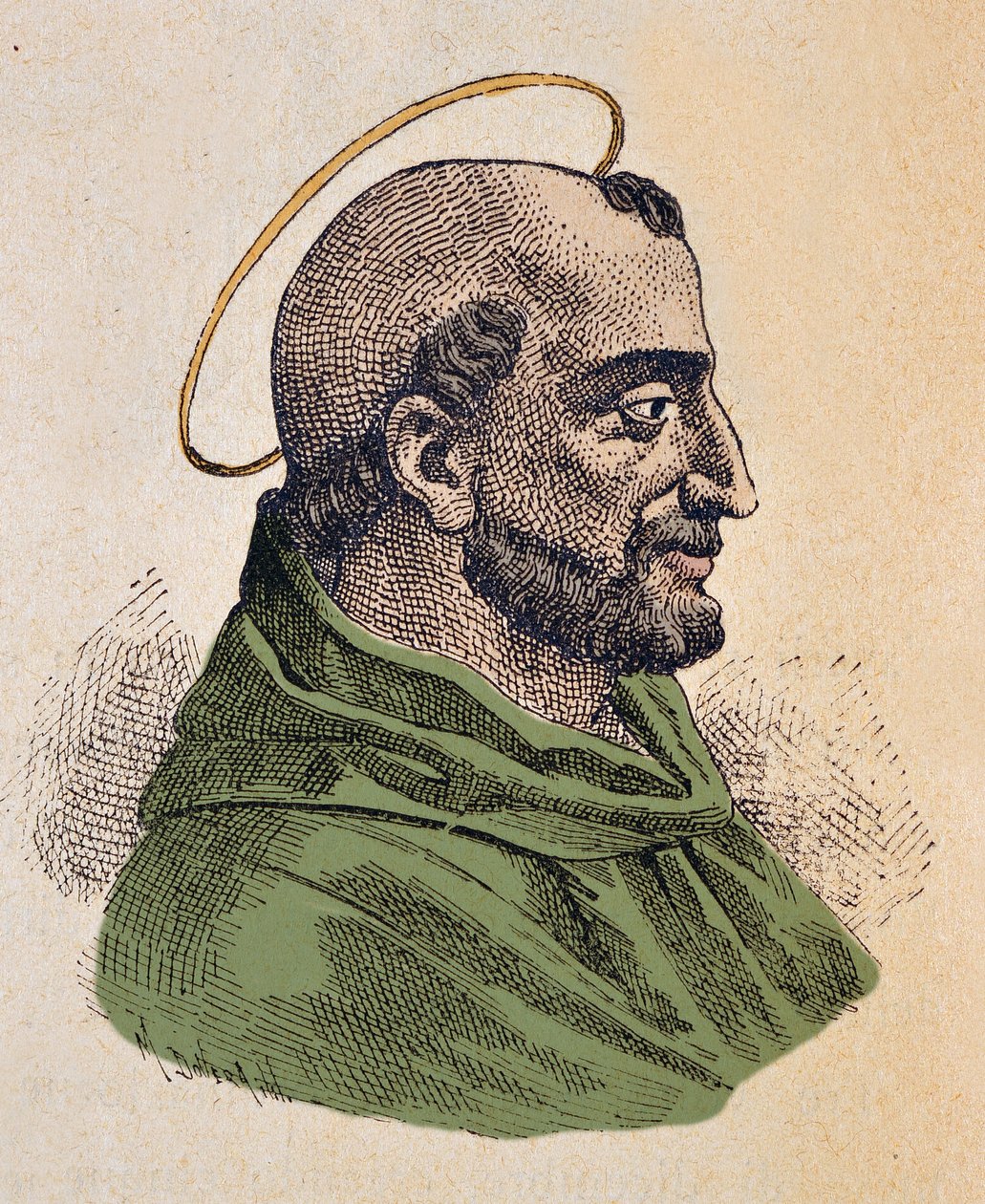 Porträt von Papst Anicetus (ca. 155-166) von Italian School