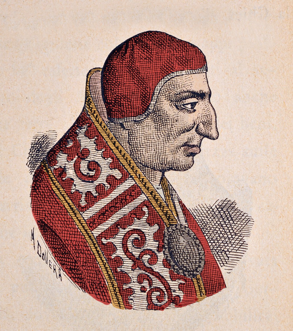 Porträt von Papst Benedikt VIII (1012-1024) von Italian School