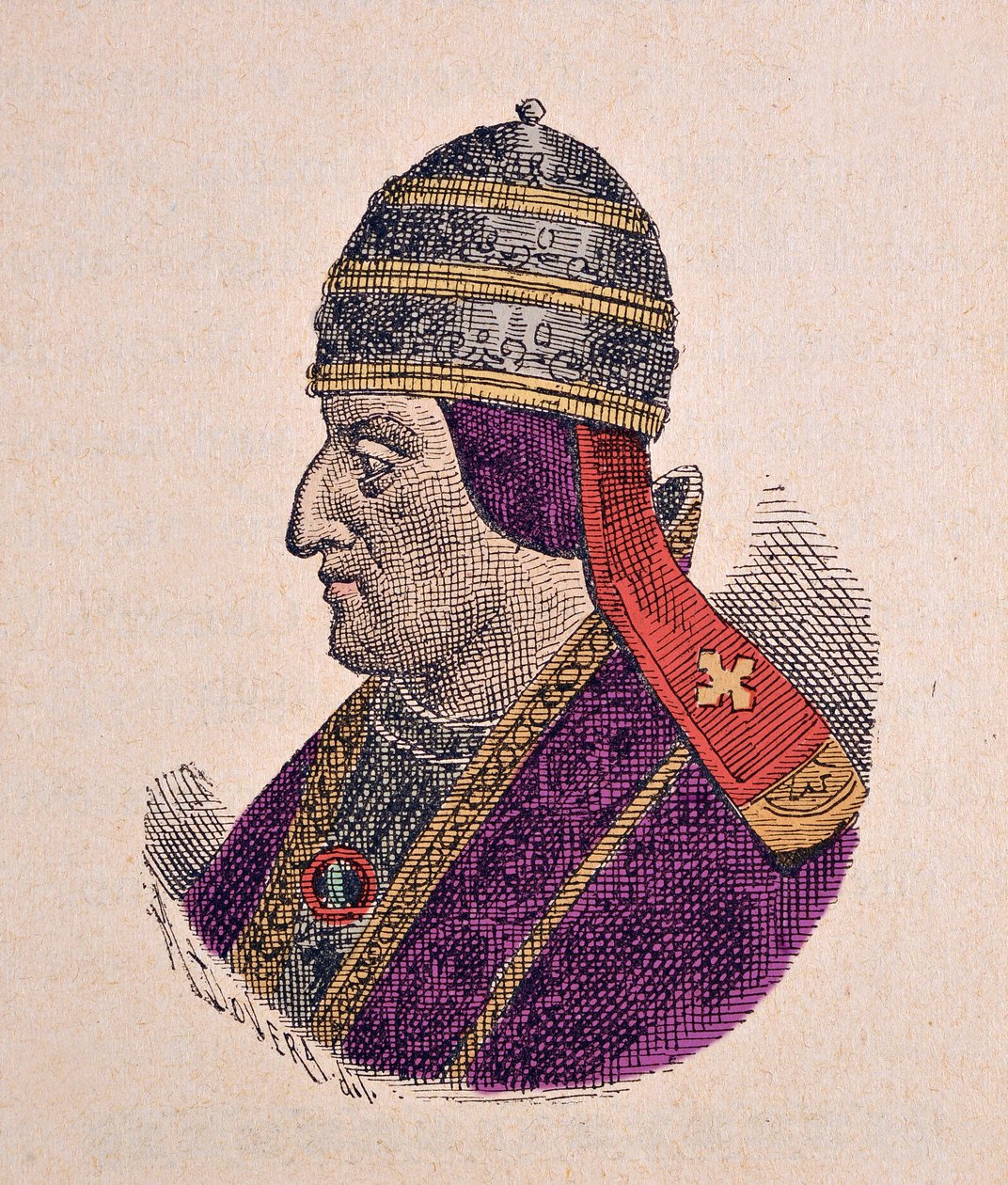 Porträt von Papst Eugen IV (1431-1447) von Italian School