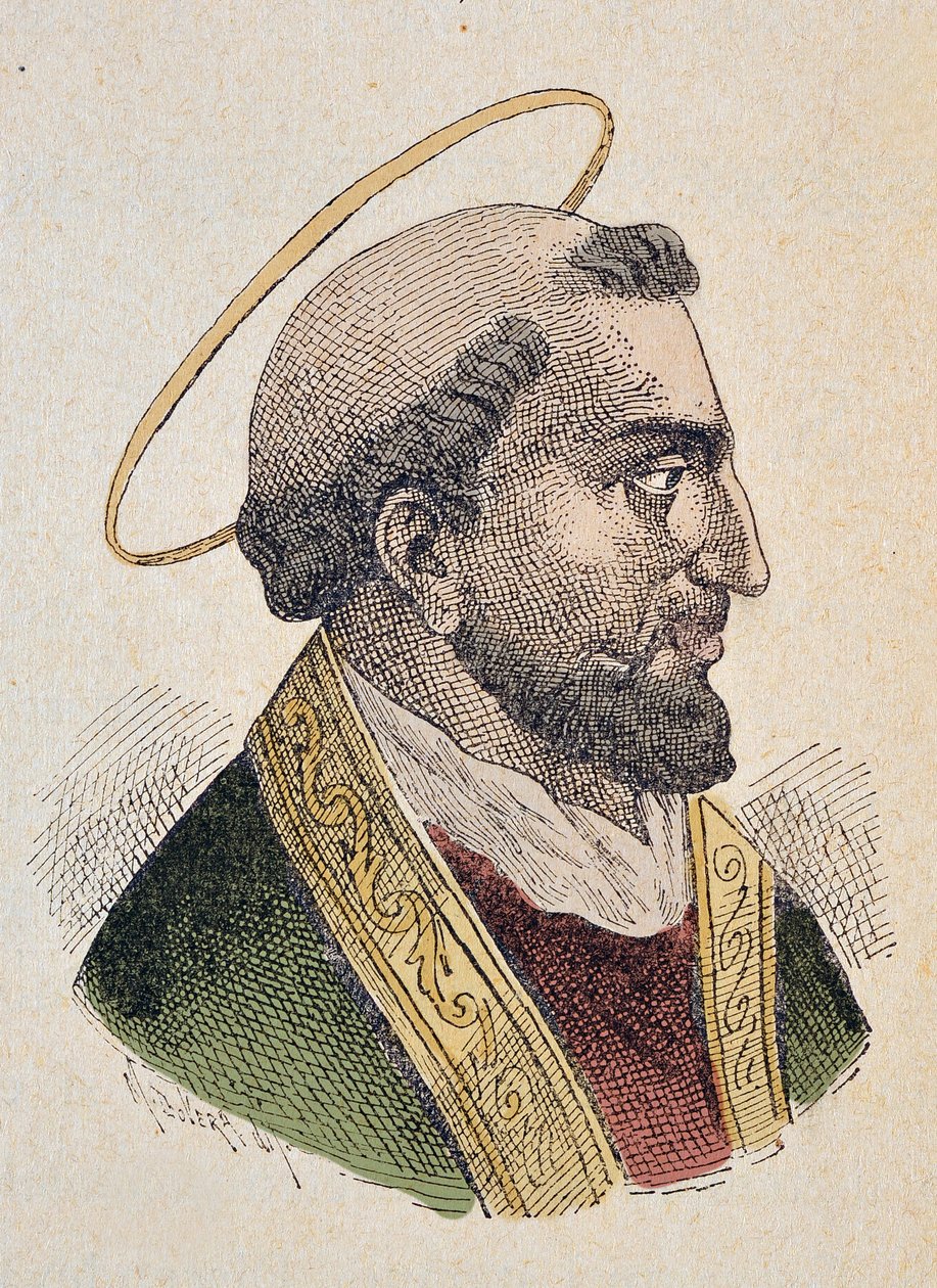 Porträt von Papst Evaristus I. (97-107) von Italian School