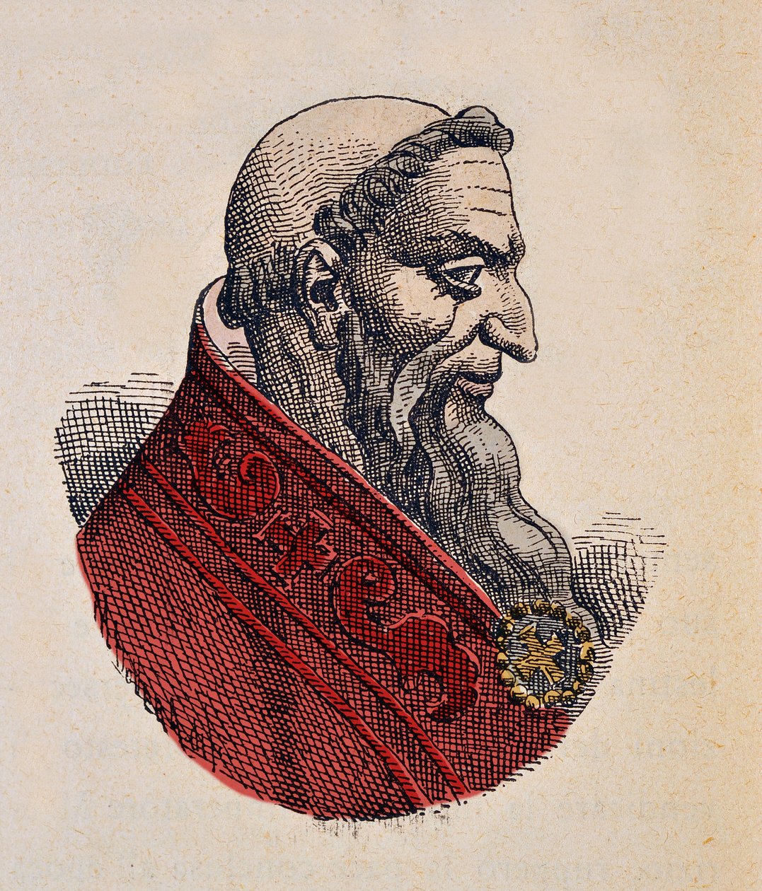 Porträt von Papst Honorius I. (625-638) von Italian School