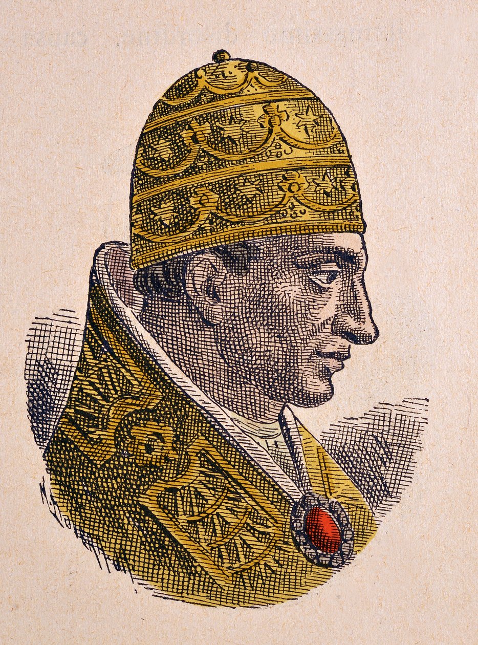Porträt von Papst Johannes X. (914-928) von Italian School
