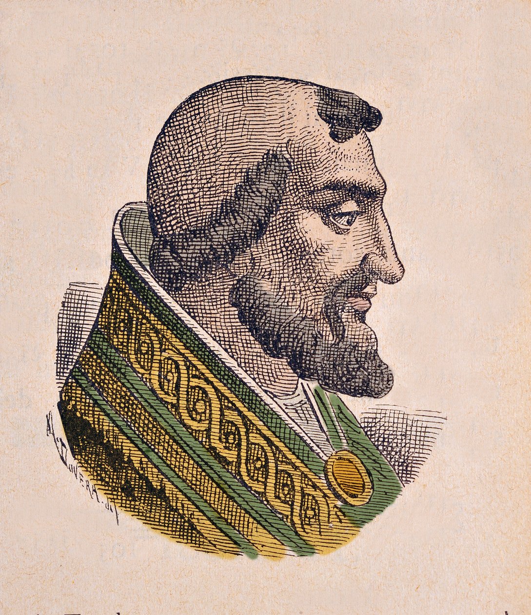 Porträt von Papst Leo IX (1049-1054) von Italian School