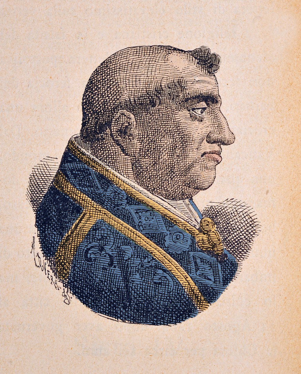 Porträt von Papst Pius II (1458-1464) von Italian School