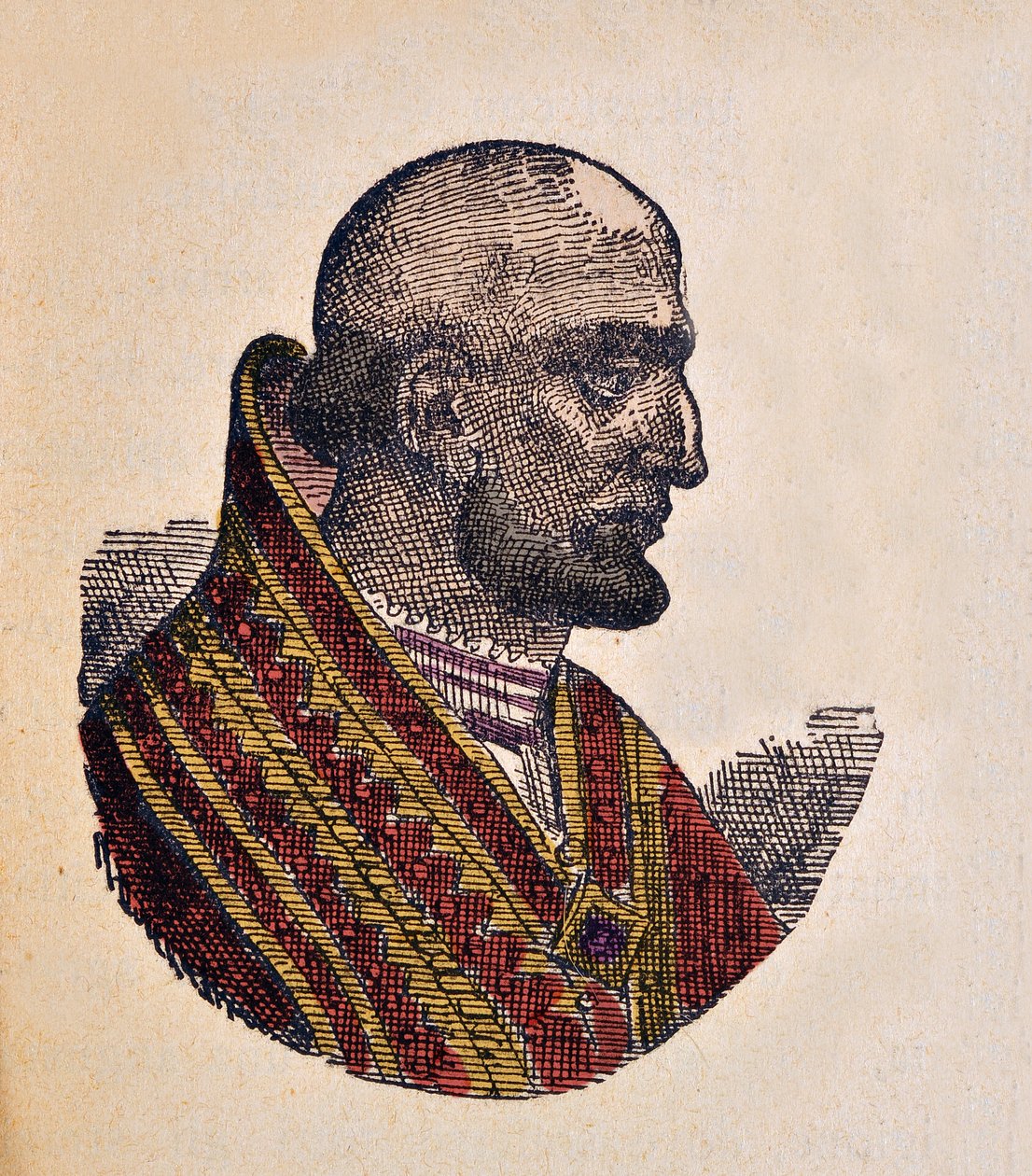 Porträt von Papst Theodor I. (642-649) von Italian School
