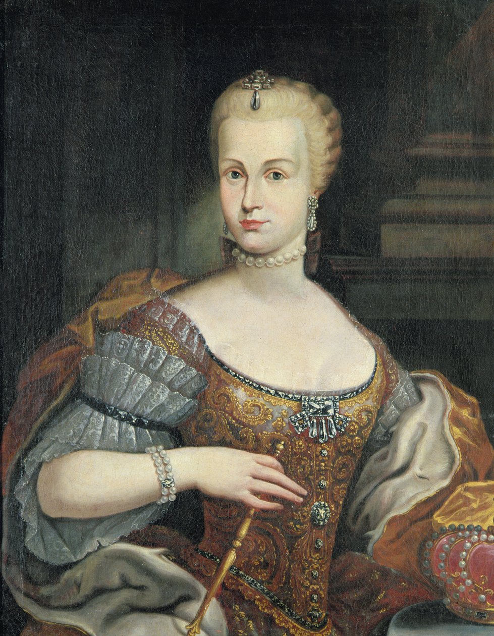 Porträt der Frau von Pietro Leopoldo di Lorena, ca. 1750 von Italian School