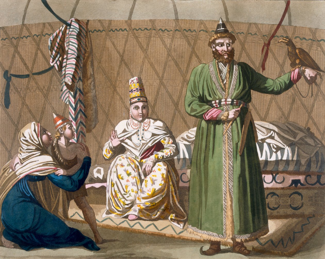 Prinz und Staatsoberhaupt der Kirgisen, ca. 1820er-30er Jahre von Italian School