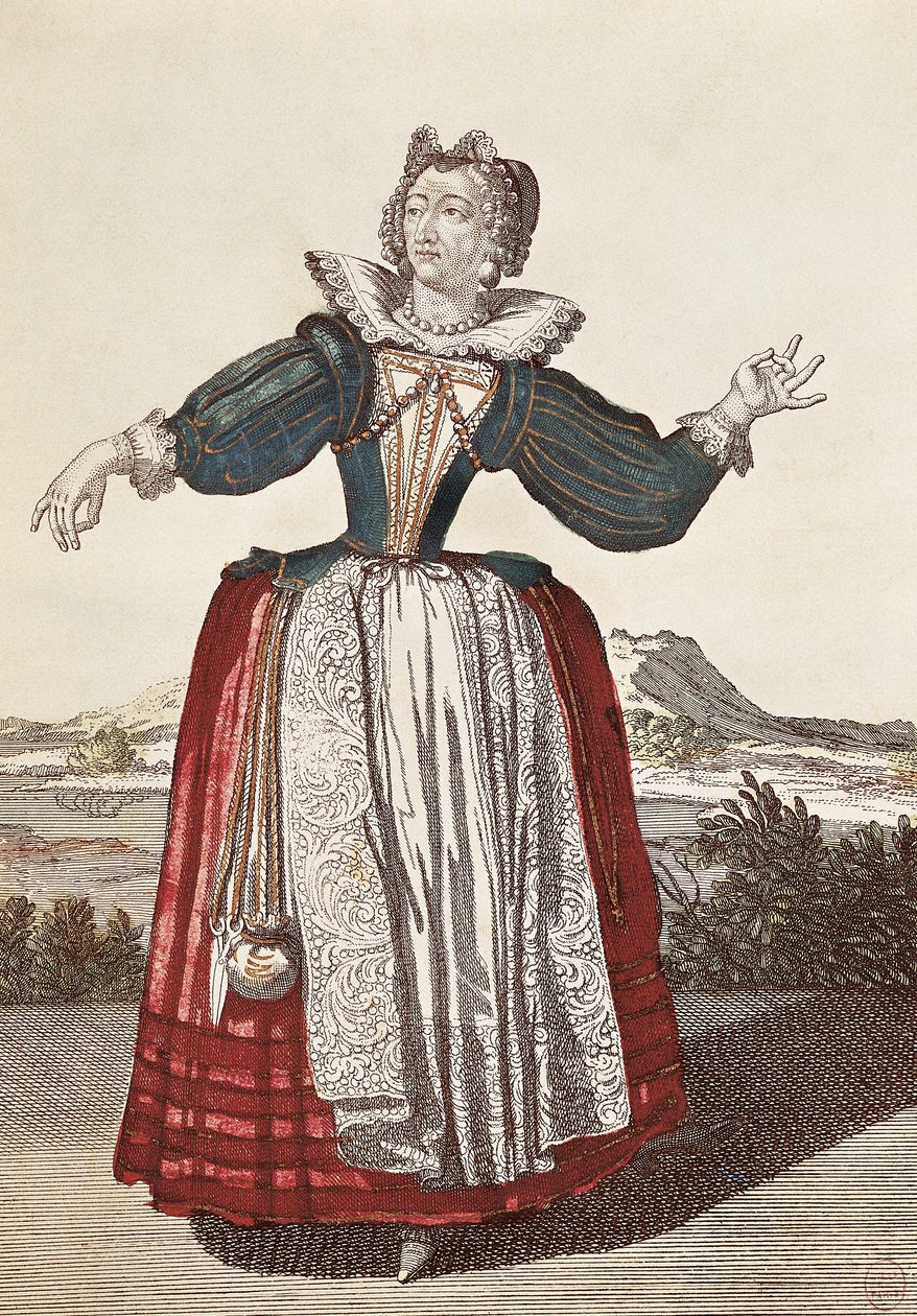 Radegonda, Figur der Commedia dell