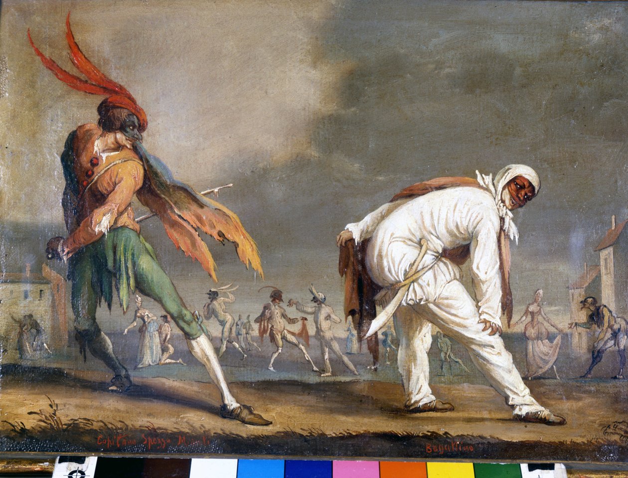 Die italienischen Masken der Commedia dell