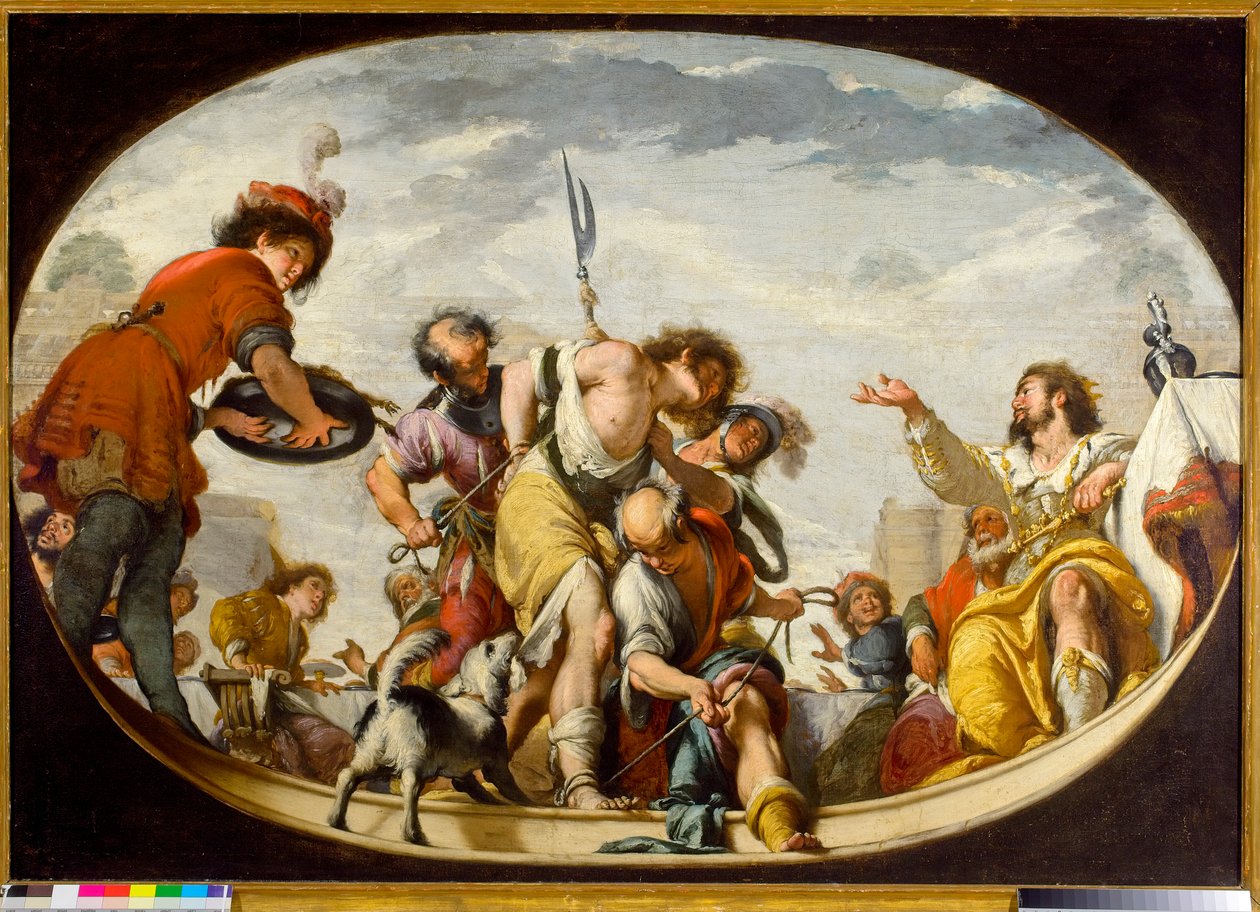 Das Gleichnis vom Hochzeitsgast, 1636 von Italian School
