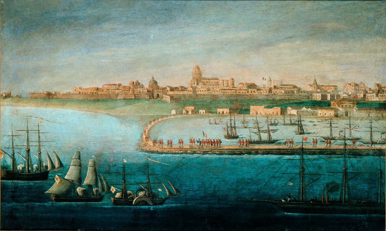 Einheit Italiens: Expedition der Tausend, die Landung in Marsala von Italian School