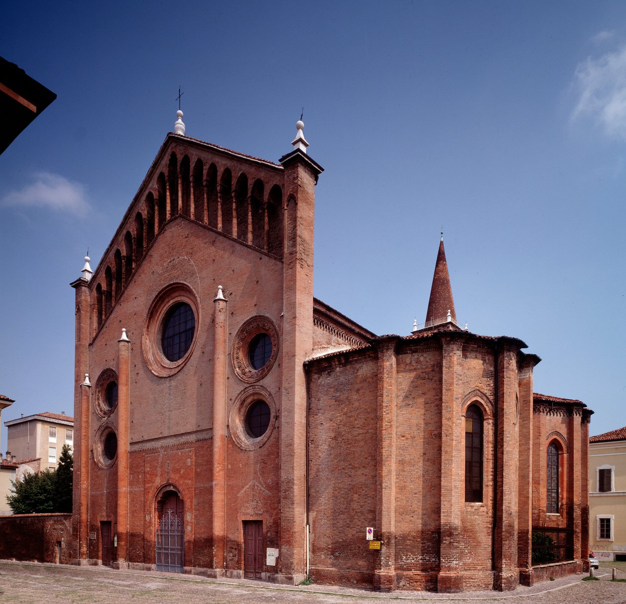 Ansicht der Fassade von Italian School