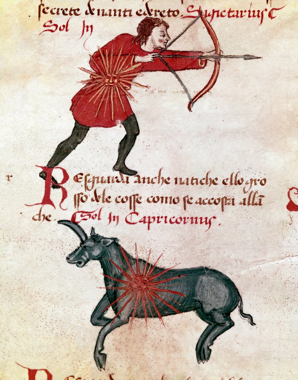 Sternzeichen: Schütze und Steinbock von Italian School