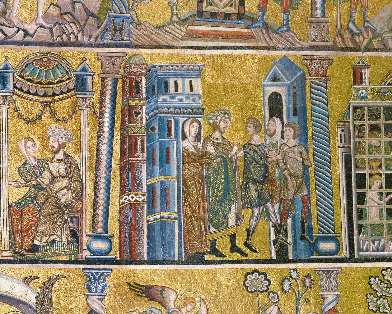 Joseph von Potiphar beschuldigt von Italian school