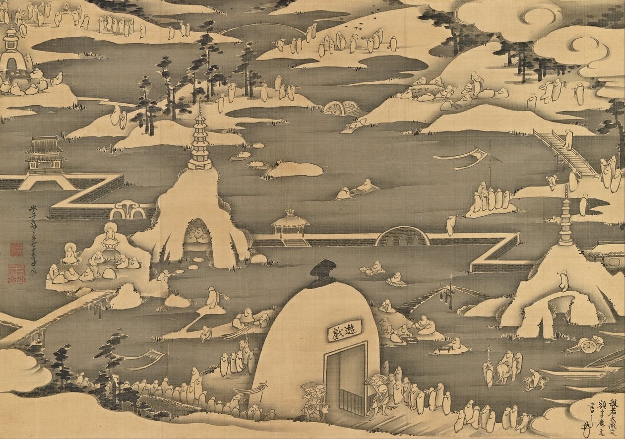 Fünfhundert Arhats von Ito Jakuchu