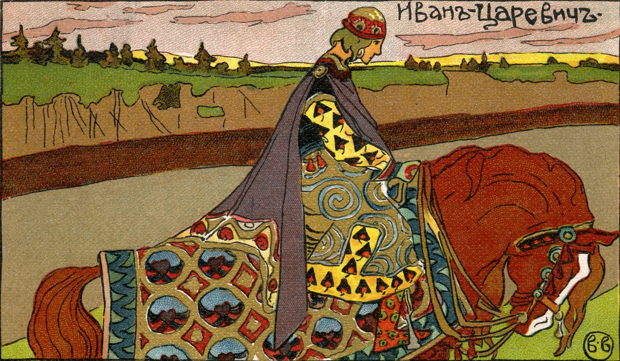 Prinz Iwan – Illustration von Iwan Bilibin von Ivan Bilibine