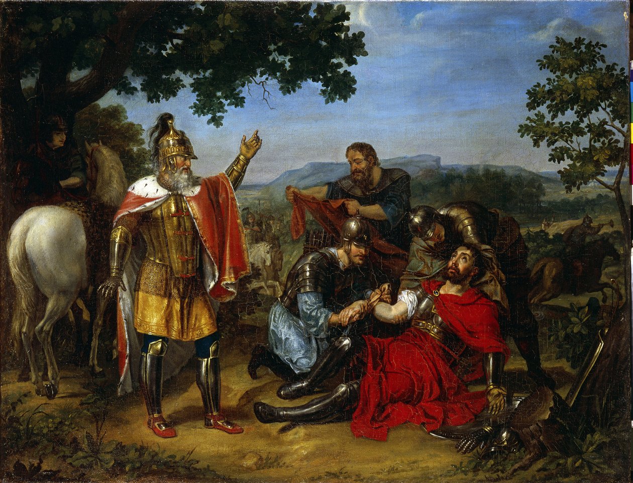 Großfürst Dmitri Donskoi auf dem Kulikowo-Feld von Ivan Afanasievich Ugryumov