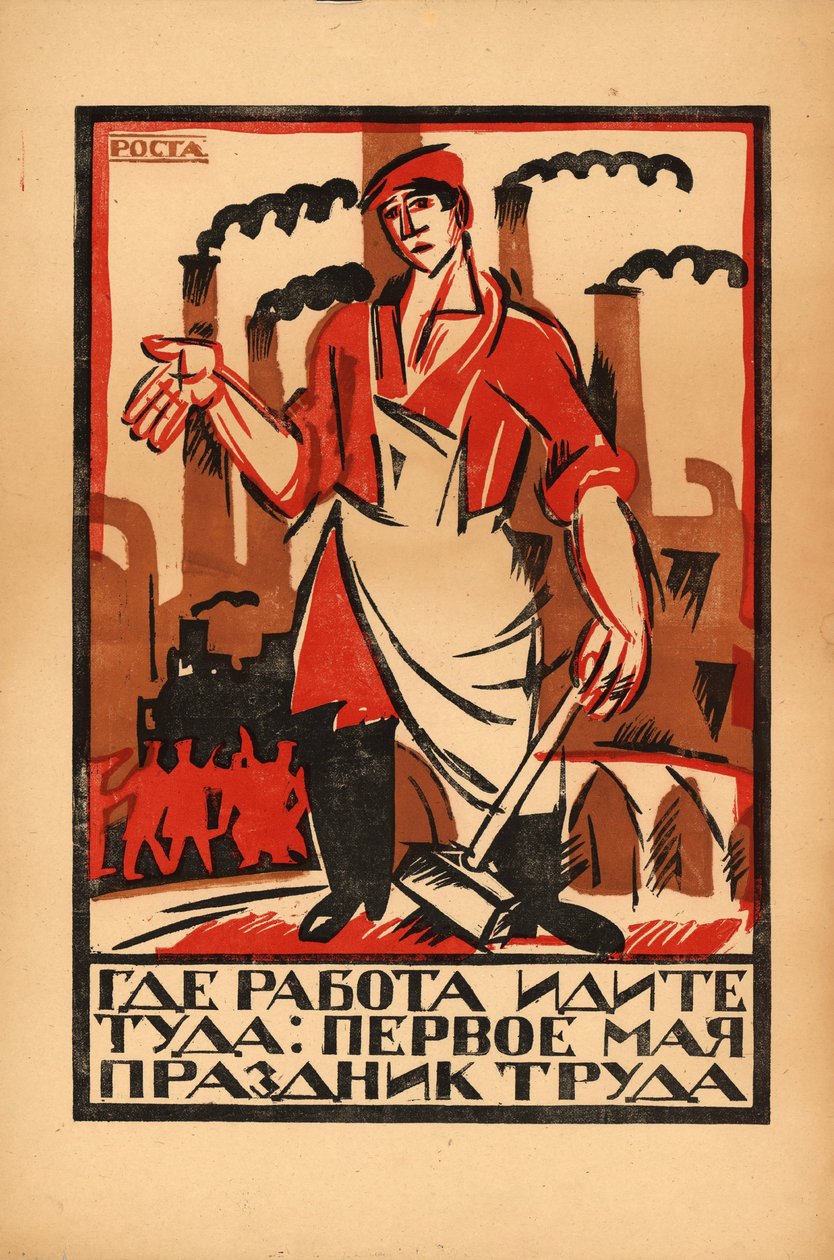 1. Mai - Tag der Arbeit, 1920 von Ivan Andreevich Malyutin