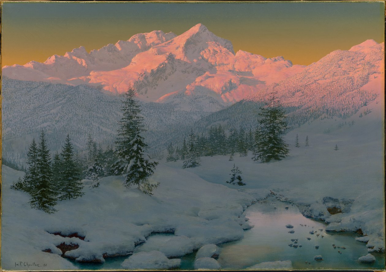 Am Fuße der Garmischer Berge, Bayern, 1922 von Ivan Fedorovich Choultse