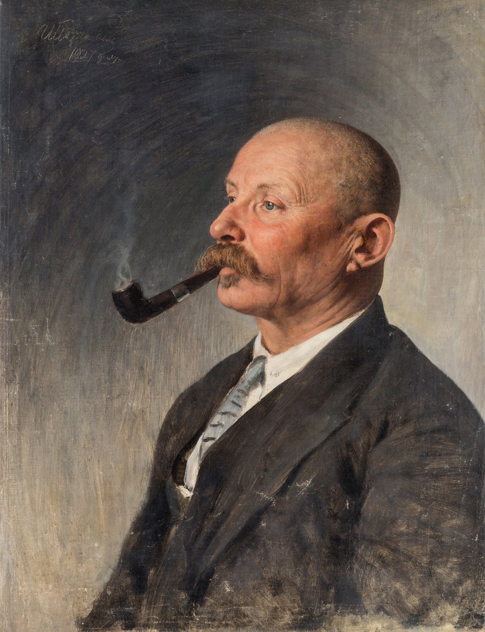 Porträt des Schriftstellers Aleksey Pavlovich Chapygin von Ivan Kirillovich Parkhomenko