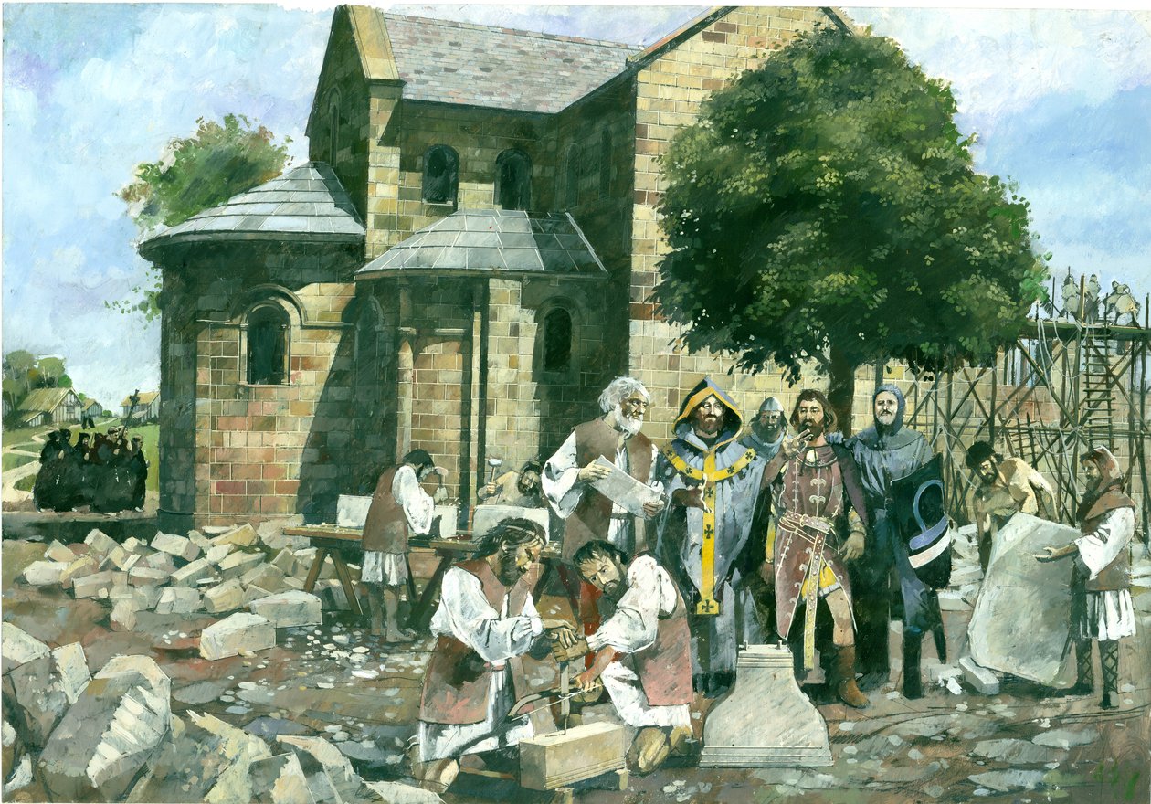 Weihe der Abteikirche durch den Erzbischof von Canterbury von Ivan Lapper