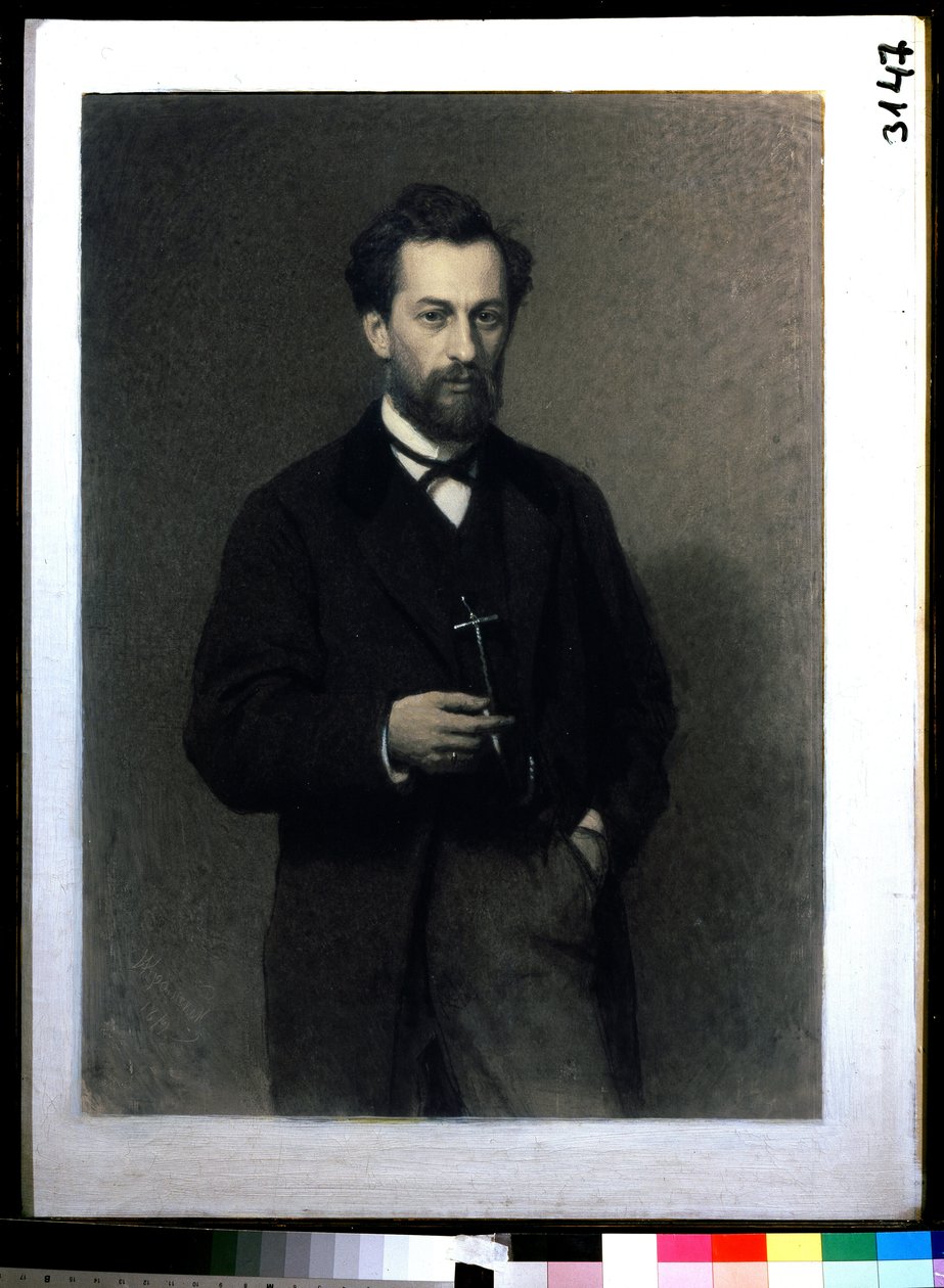 Porträt des Künstlers M.K. Clodt von Ivan Nikolaevich Kramskoy