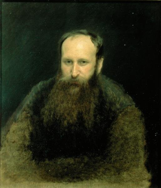 Porträt von Vasili Vasilievich Vereshchagin, 1883 von Ivan Nikolaevich Kramskoy