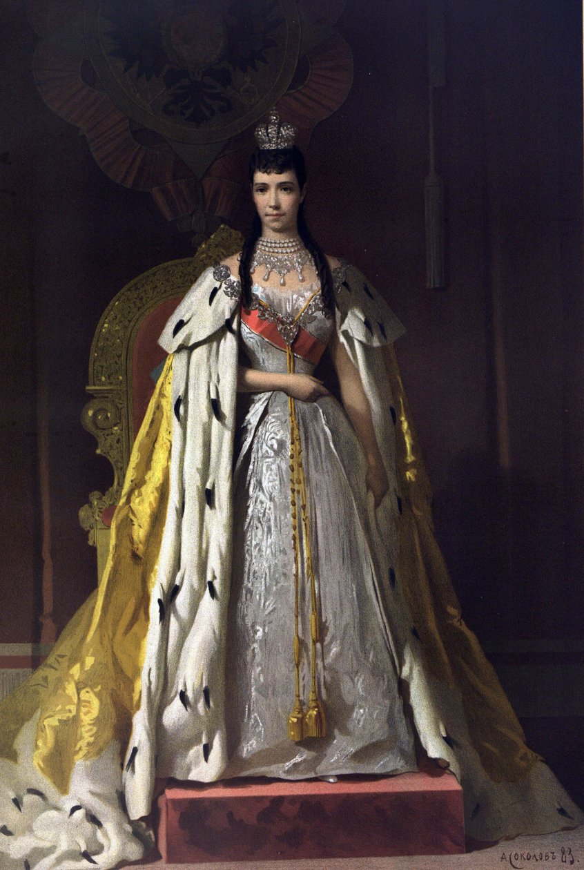 Krönungsalbum von Zar Alexander III. von Russland und Kaiserin Maria Feodorovna von Ivan Nikolaevich Kramskoy
