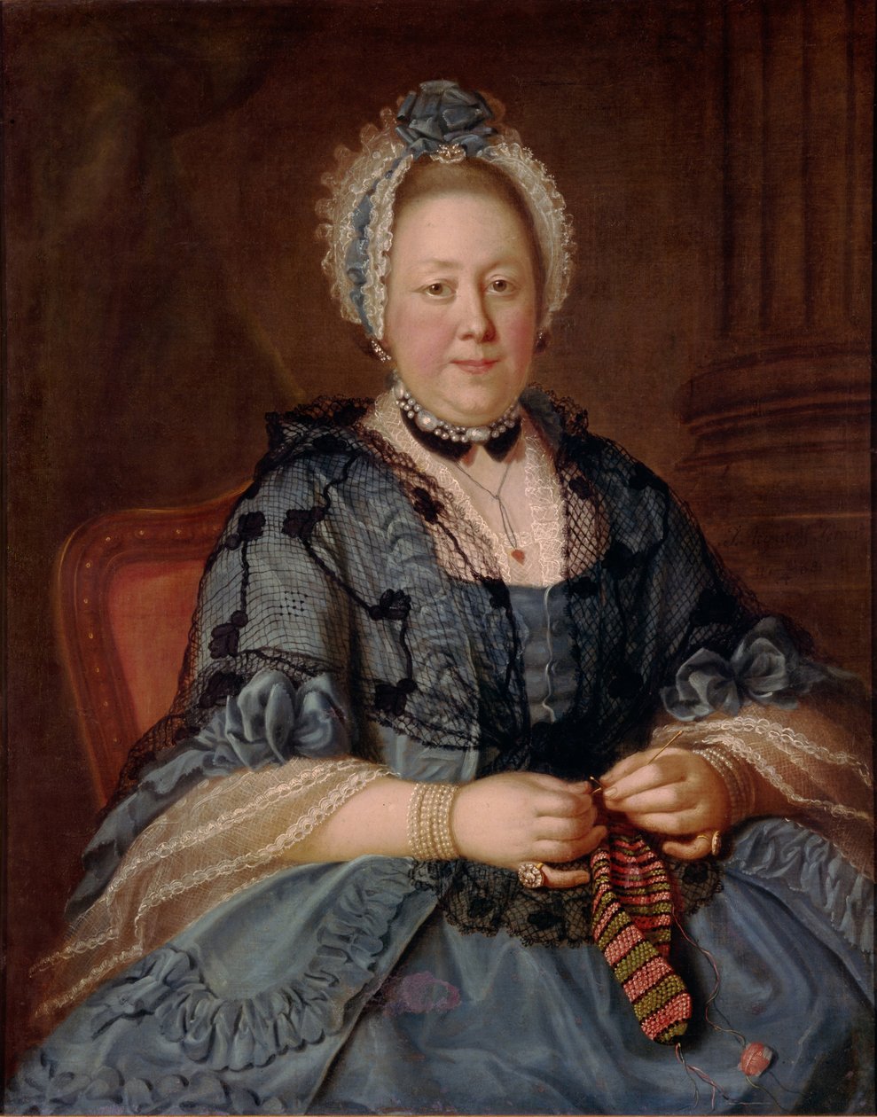 Porträt der Gräfin Tolstaya, geb. Lopukhina, 1768 von Ivan Petrovich Argunov