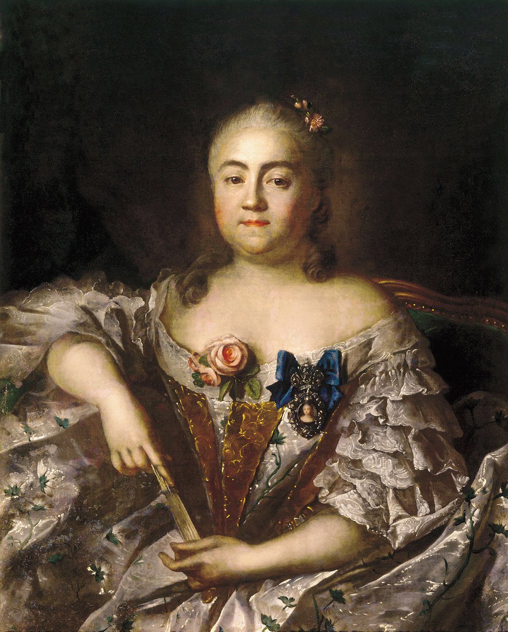 Porträt der Gräfin Varvara Alexejewna Scheremetjewa, um 1760 von Ivan Petrovich Argunov