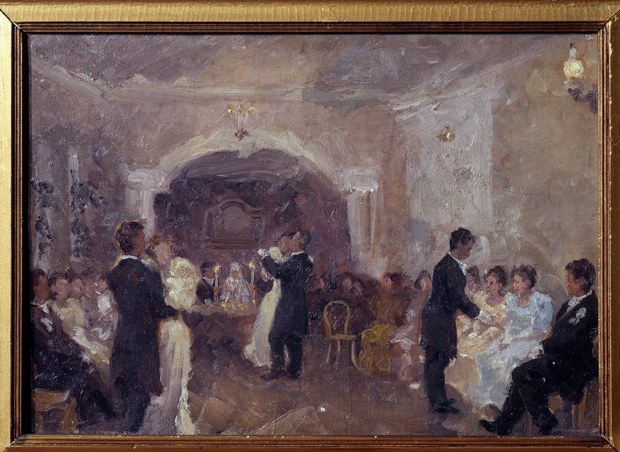 Der Ball der Kaufleute von Ivan Semyonovich Kulikov