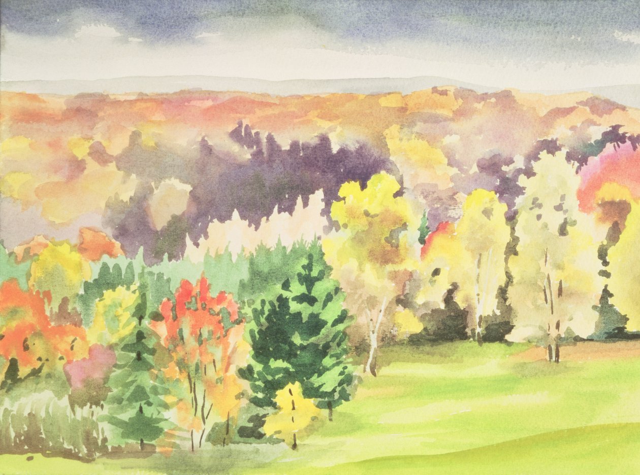 Nr. 64 Herbst, Beaufays, Lüttich, Belgien von Izabella Godlewska de Aranda