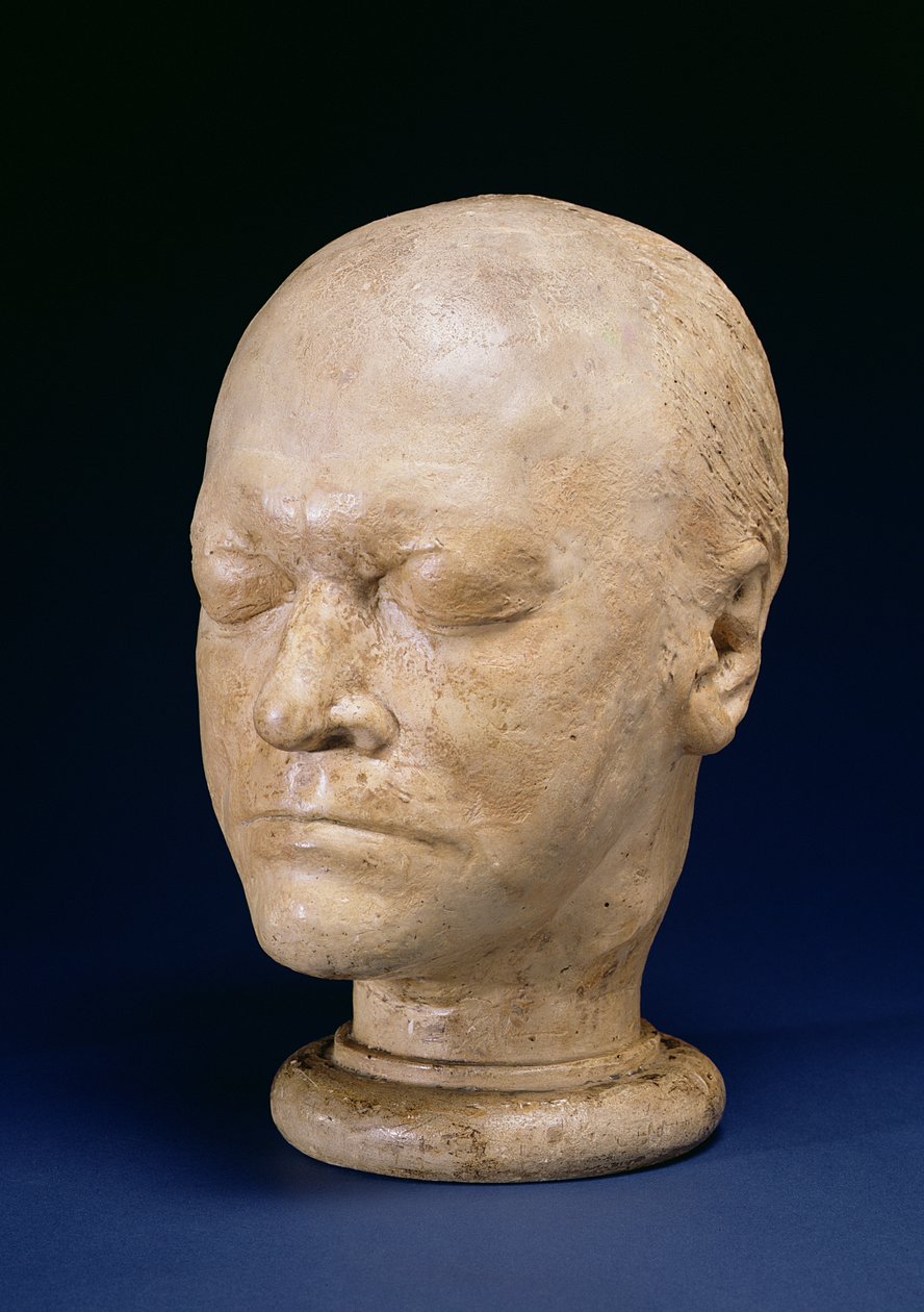 William Blake (1757-1827) Lebendmaske, 1823 von J. S Deville