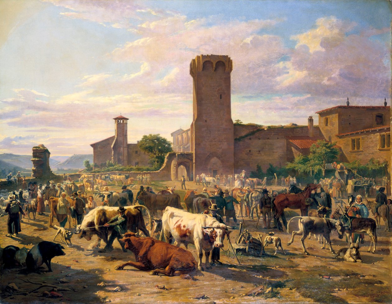 Viehmarkt in L