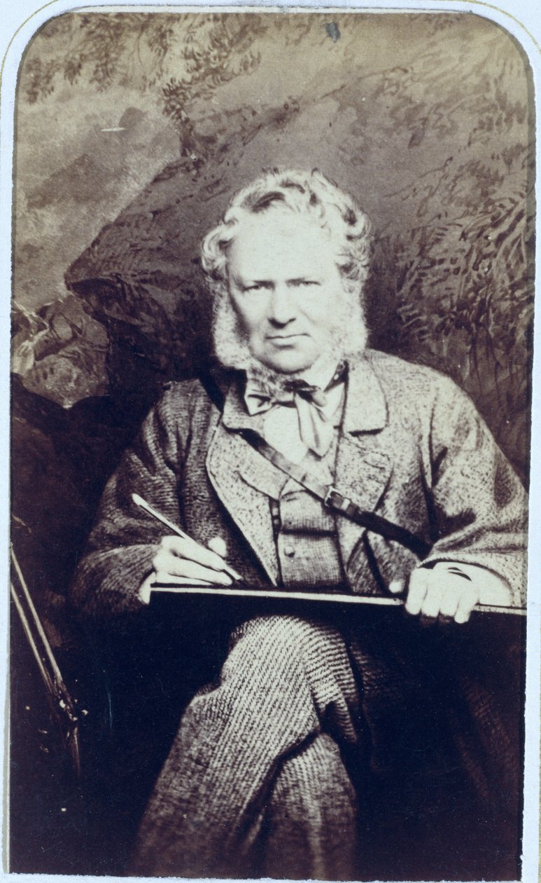 Porträt von Sir Edwin Landseer (1802-73) von J.C. Watkins