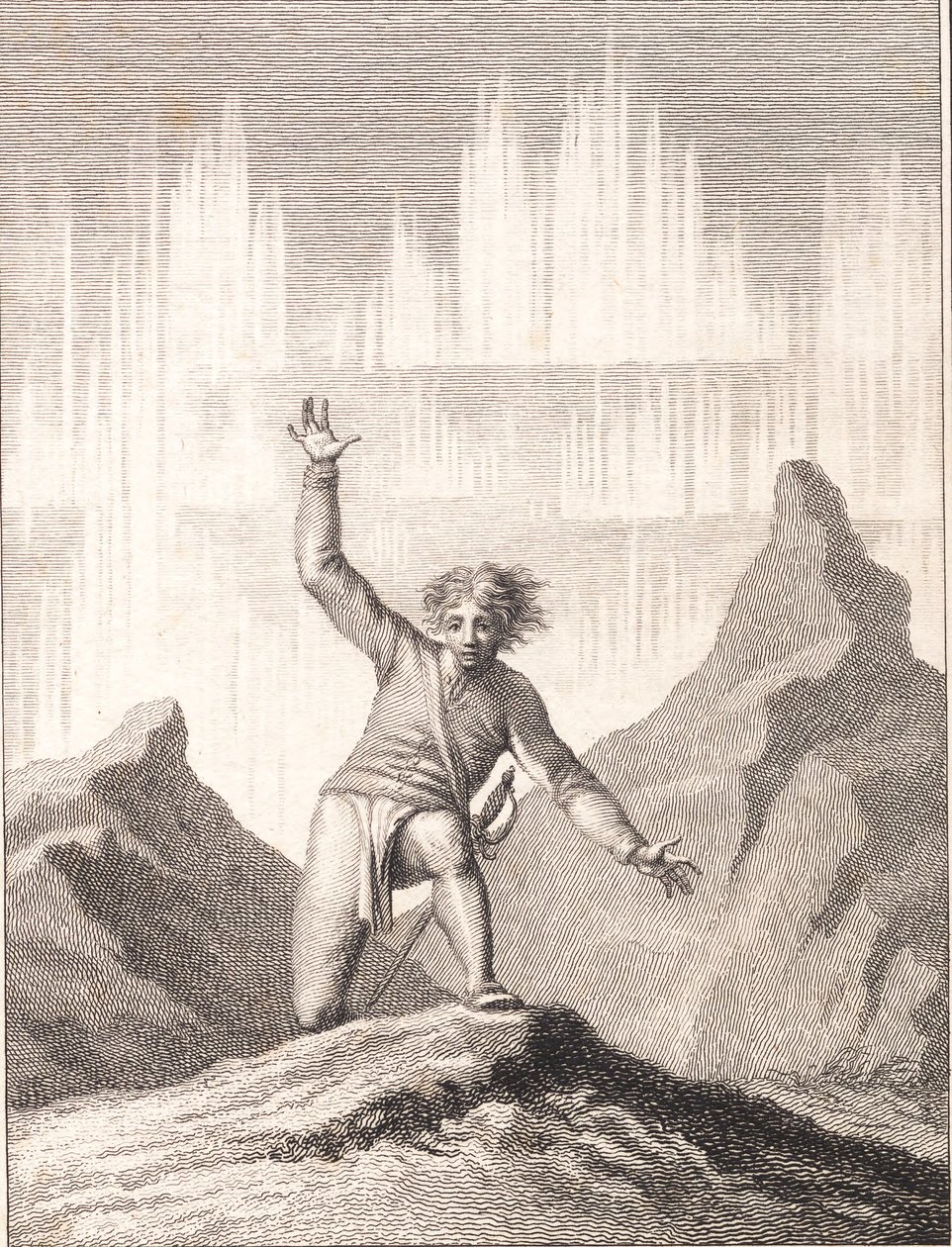 Niels Klim taucht wieder zwischen den norwegischen Klippen auf von J.F. Clemens