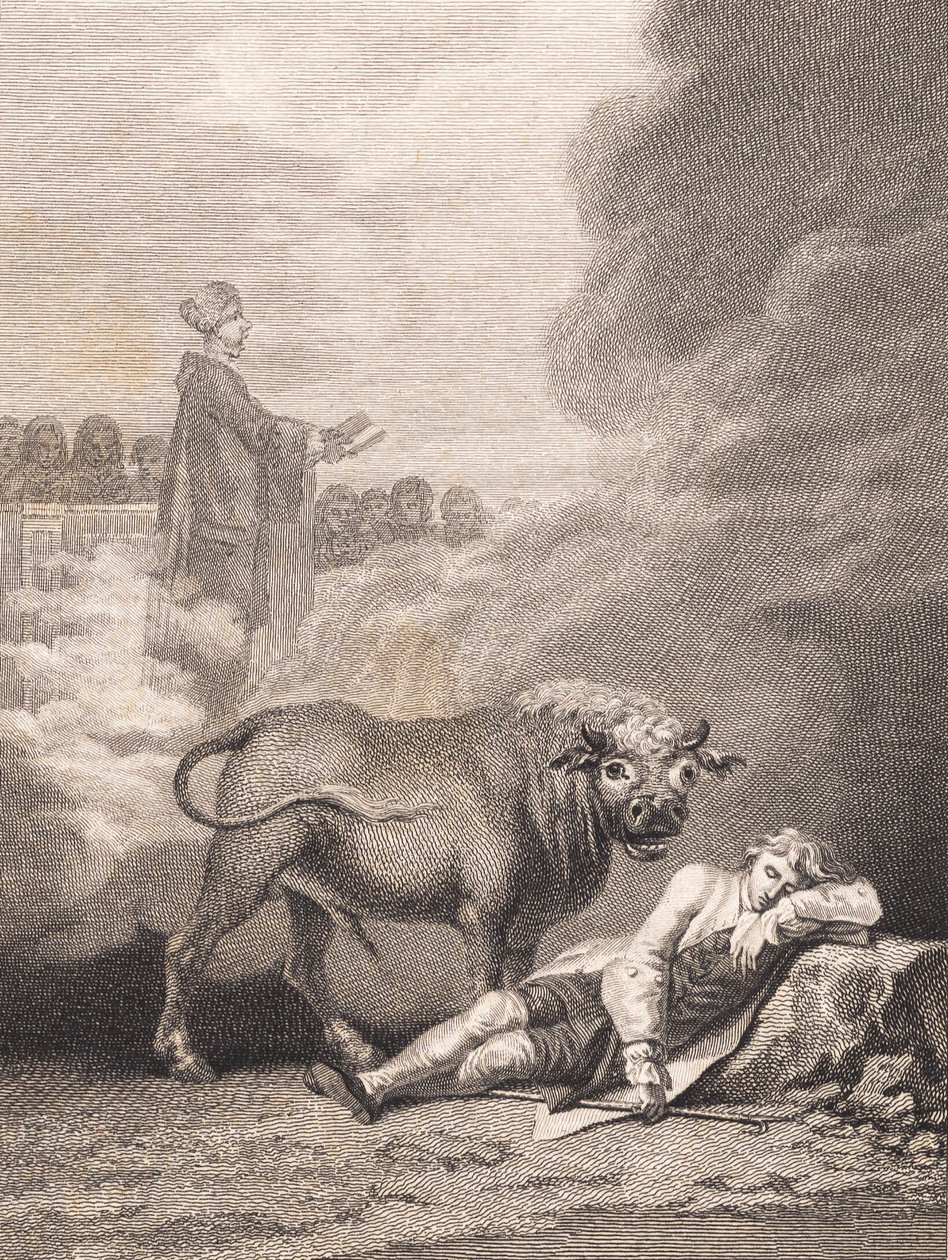 Niels Klim glaubt, den Küster in der Kirche von Fane zu hören. II von J.F. Clemens