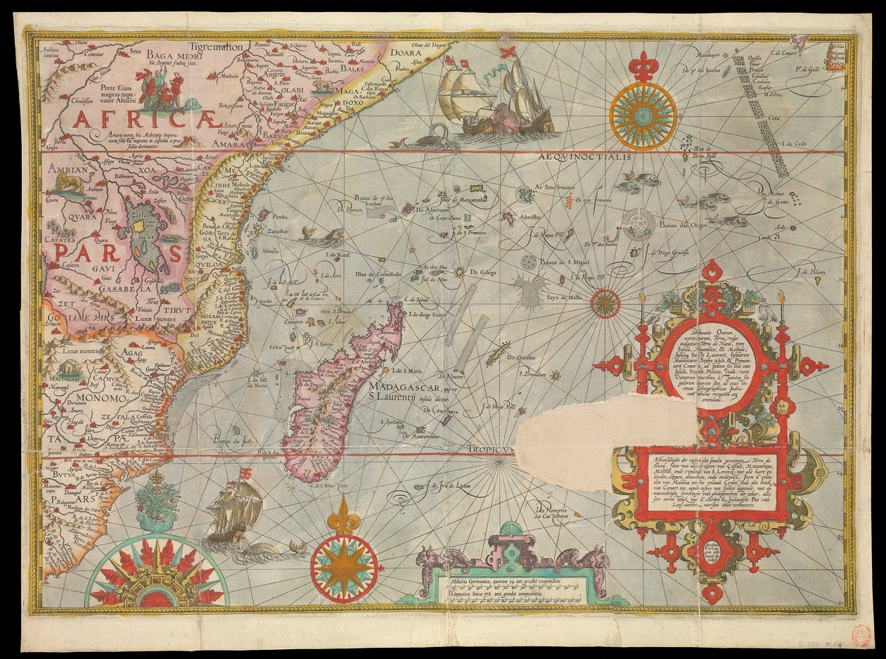 Von Ostafrika bis zur Spitze von Ceylon von J.H. van Linschoten