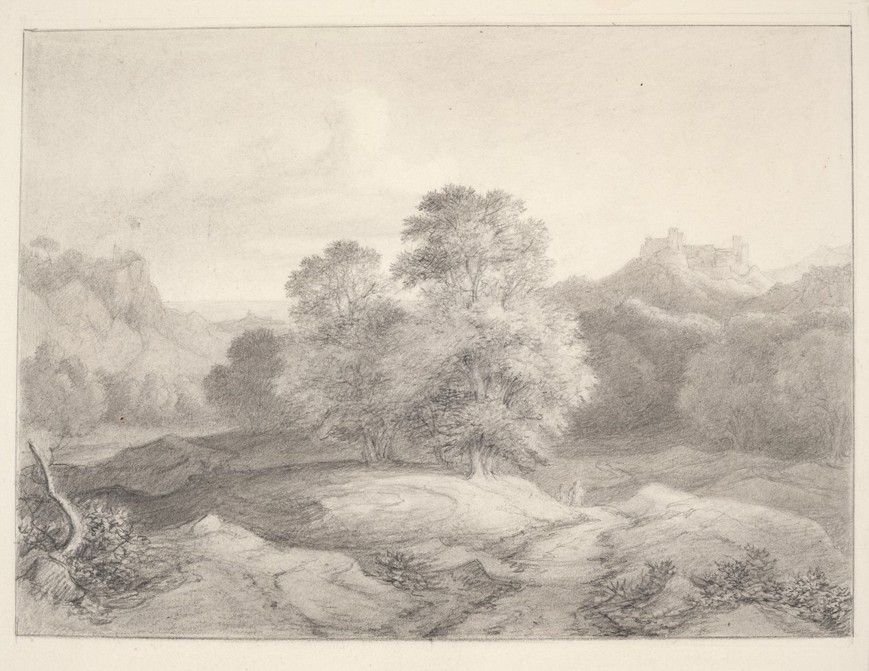 Landschaft aus der Umgebung von Rom von J.L. Lund